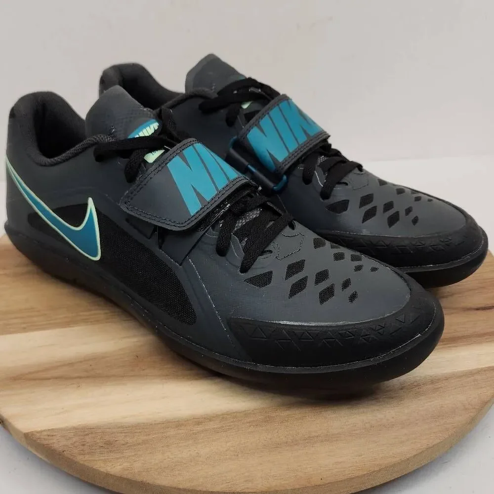 Nike Zoom Rival SD 2 Track & Field Throwing Shoes FZ9665-001 Black/Gray Men's 10